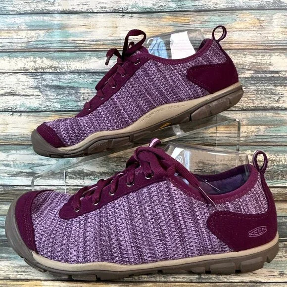 Keen Sneakers Shoes Womens Size 8.5 Burgundy Arch Support Comfort Walking Ladies - Picture 2 of 10